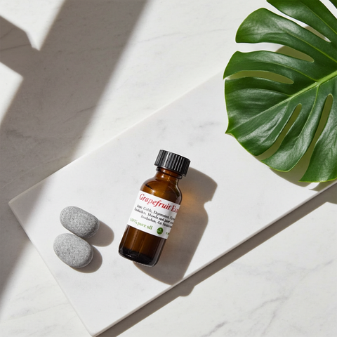 Grapefruit essential oil with a fresh citrus aroma