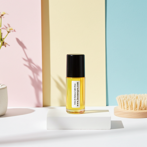 Dolce & Gabbana Light Blue men’s body oil bottle for moisturizing skin, enhancing scent wear, and everyday grooming.