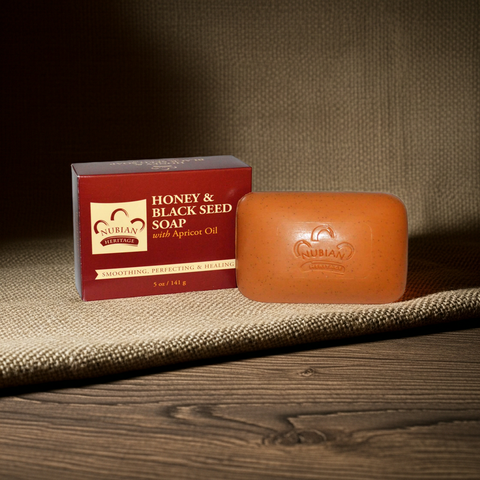 Honey Black Seed Soap herbal bar for bathing, gentle skin cleansing, and everyday body care.