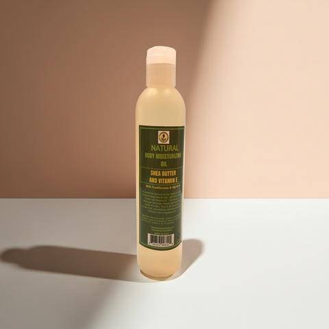 Hydrating moisturizing oil enriched with shea butter and vitamin E