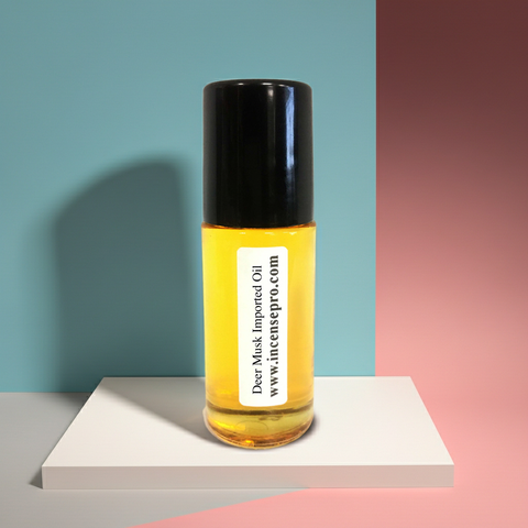 Imported Deer Musk fragrance oil bottle for aromatic wear, perfume blending, and everyday application.