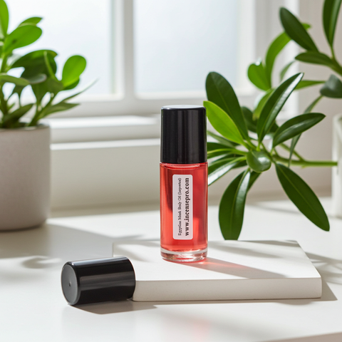 Imported Egyptian Musk body oil in liquid oil form for moisturizing, layering, and long-lasting fragrance use.