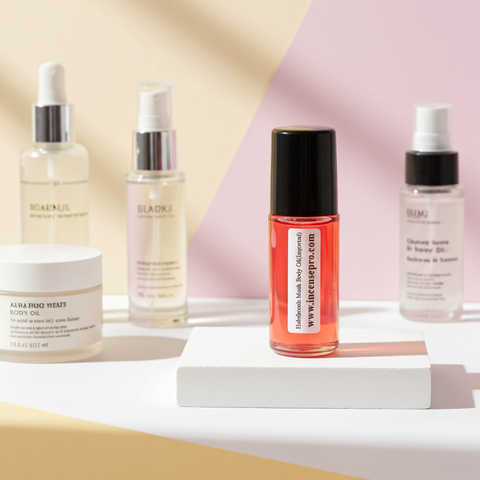 Imported Habshoosh Musk body oil bottle for softening skin, layering scent, and everyday body use.