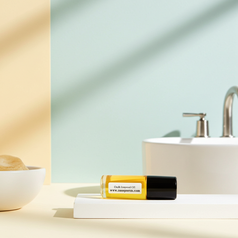 Imported Oudh Oil perfume bottle for daily fragrance wear, prayer, and ceremonial use.