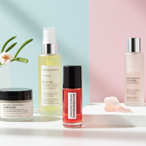 Imported Patchouli Body Oil bottle for softening dry skin, massage use, and long-lasting patchouli scent.