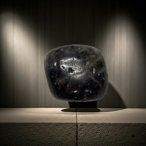 Iolite tumbled stones polished healing crystals for chakra practice, crystal therapy, and daily spiritual use.