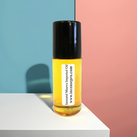 Jannatul Maawa Imported Oil fragrance bottle for long-lasting personal scent, special occasions, and daily use.
