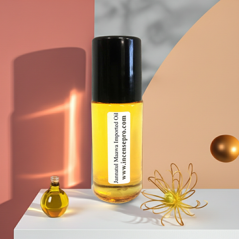 Jannatul Maawa Imported Oil attar bottle for traditional perfume wear, spiritual use, and everyday scent application.