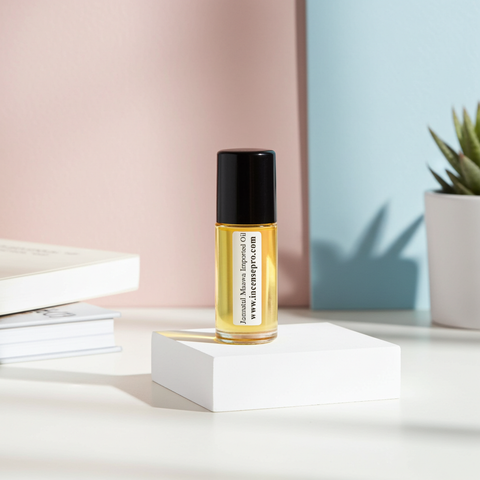 Jannatul Maawa Imported Oil bottle for personal fragrance, prayer preparation, and daily aromatic use.