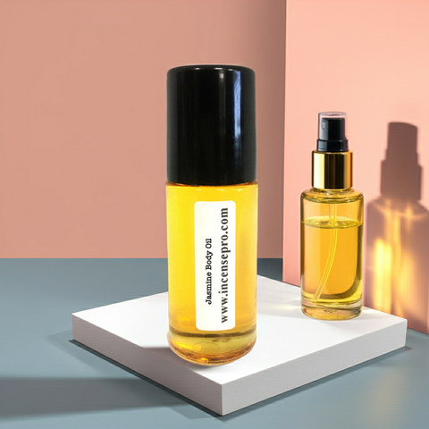 Jasmine Body Oil unisex body oil for skin conditioning, layering a floral scent, and after-shower body care.