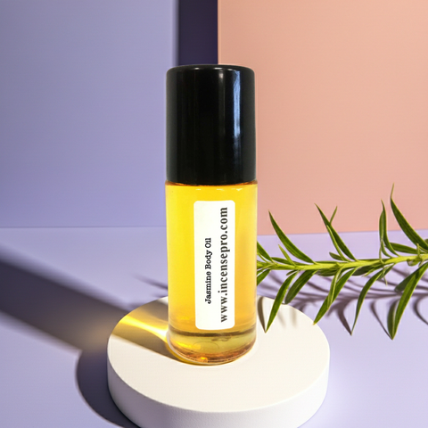 Jasmine Body Oil scented body oil for moisturizing dry skin, softening the body, and everyday use.
