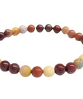 Jasper Mookaite Natural Stone Beaded Bracelet adventure vitality decisiveness Australian