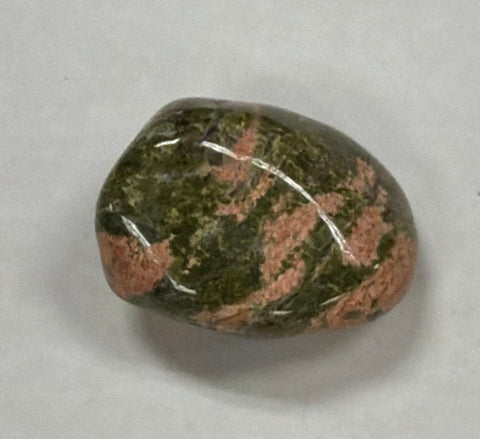 Jasper Unakite tumbled stone crystal for meditation, grounding, and everyday energy work.