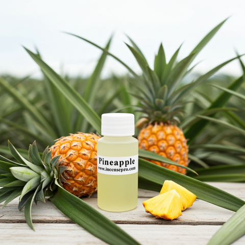 Juicy pineapple burning oil with a vibrant fruity fragrance