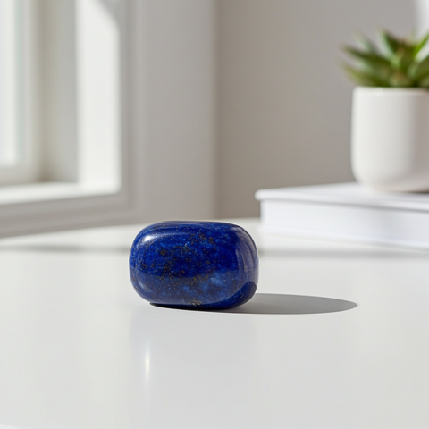 Lapis Tumbled Pakistan natural stone for crystal collecting, meditation, and decorative use.
