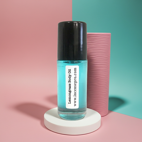 Lemongrass Body Oil unisex massage oil for full body relaxation, skin hydration, and everyday skincare use.