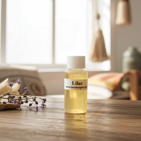 Lilac Burning Oil featuring a sweet and refreshing floral scent.