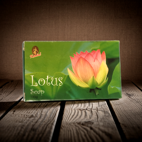 Lotus Soap bar for bathing, daily cleansing, and fresh skin care use.