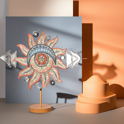 Mandala- Sun And Moon Tapestry - Incense Pro (Image 3)