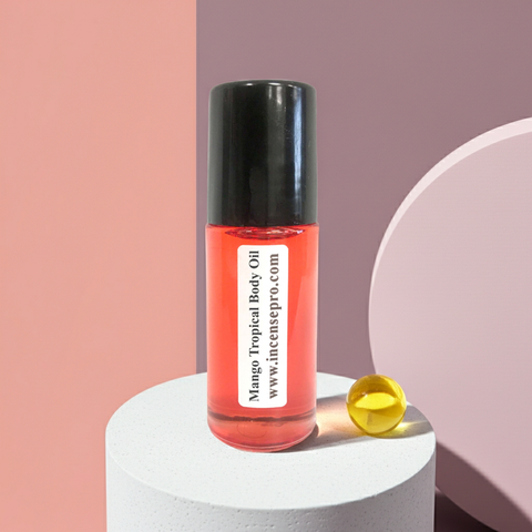 Mango Tropical Body Oil unisex skin oil for hydrating the body, nourishing dry skin, and everyday moisturizing use.