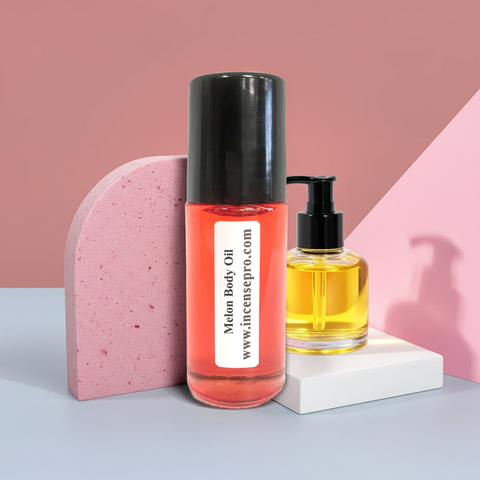 Melon Body Oil unisex skin oil for hydrating the body, nourishing dry skin, and everyday moisturizing use.