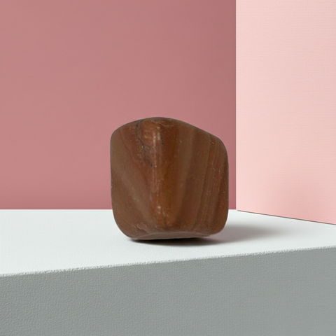 Mud Line Jasper tumbled stone from Brazil polished gemstone pieces for crystal healing, chakra practice, and spiritual balance.