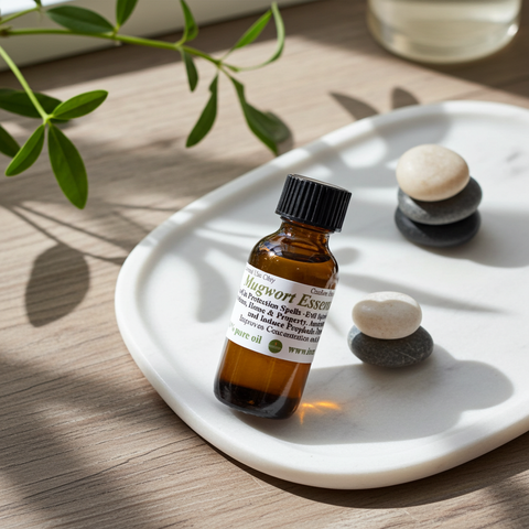 Mugwort Essential Oil for aromatherapy use