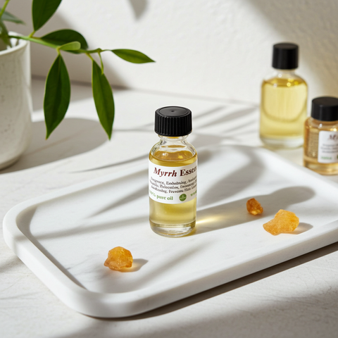 Warm, Earthy Myrrh Essential Oil for Aromatherapy