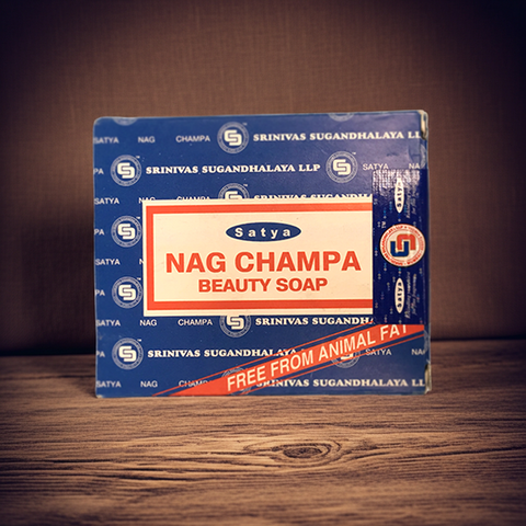 Aromatic Nag Champa Beauty Soap bar for daily bathing and skincare.