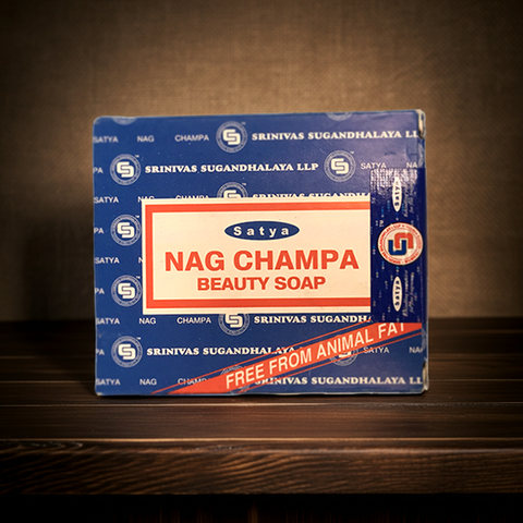 Natural scented Nag Champa Beauty Soap with a rich floral incense fragrance.