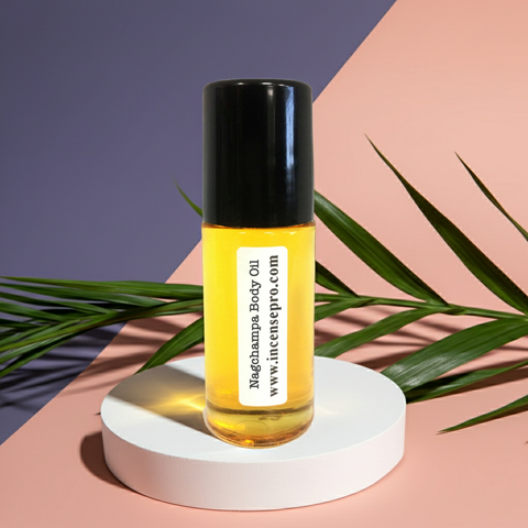 Nagchampa Body Oil unisex fragrance oil for daily wear, skin scenting, and personal care use.