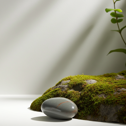 Natural agate tumbled stone pocket crystal for carrying during grounding, mindfulness, and daily intention practice.