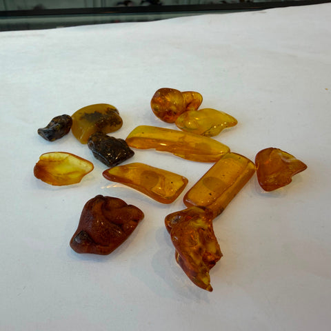 Natural Amber Fossil Resin Specimen Stone - Incense Pro