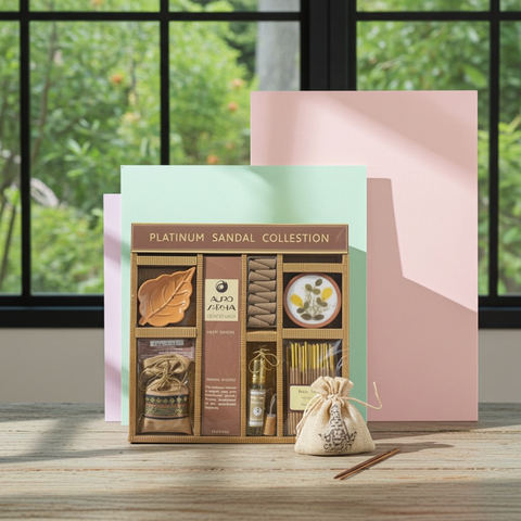 Natural aromatherapy gift set featuring soothing spa items for a calming experience.