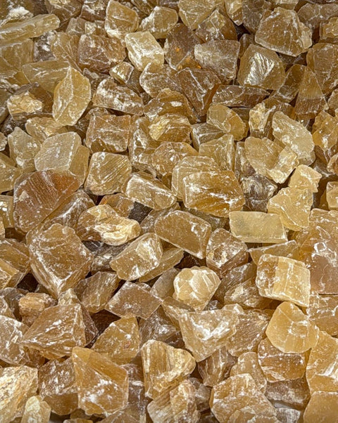 Natural Honey Calcite Raw Crystal - Incense Pro (Image 3)