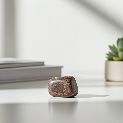 Leopard Skin Jasper tumbled stone crystal for energy work, grounding, and crystal healing practice.