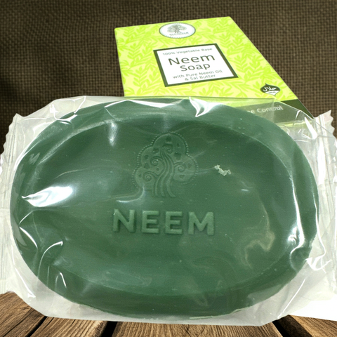 Natural neem soap bar for daily skin cleansing and freshness.