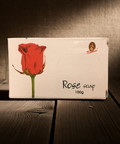 Natural Rose Soap bar for sensitive skin care, gentle cleansing, and anti-aging skincare.