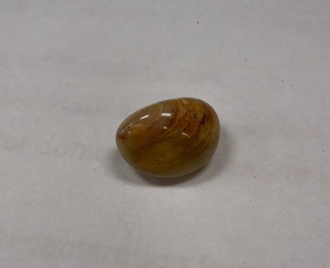 Natural Yellow Crazy Lace Agate tumbled stones from Mexico for meditation, emotional balance, and spiritual practice.