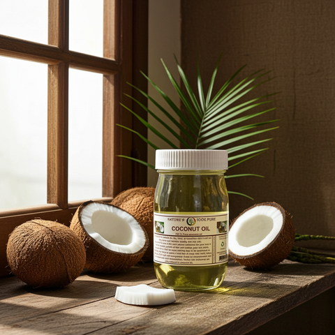 Nature's 100% Pure Coconut Oil – 8 Oz - Incense Pro (Image 2)