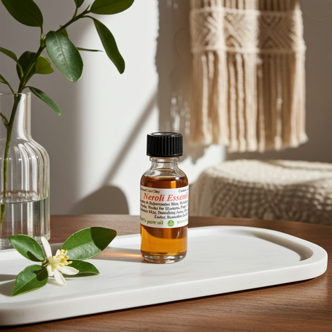 Neroli essential oil extracted from bitter orange blossoms