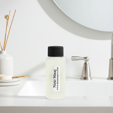 Nicki Minaj Burning Oil with a bold and sweet-inspired aromatic fragrance for oil burners and home scenting.
