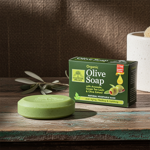 Olive Soap cleansing bar for daily bathing, gentle skin cleansing, and everyday skincare use.