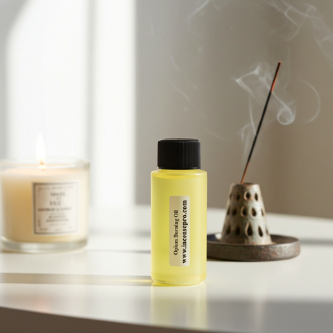 Opium Burning Oil with a rich oriental aroma for creating a warm and inviting atmosphere