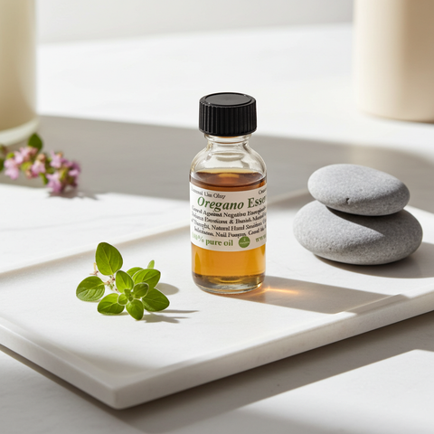 Natural Oregano Essential Oil with a bold herbal scent
