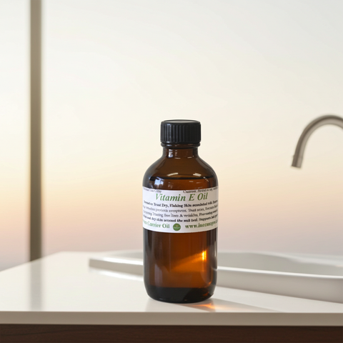 Organic Vitamin E carrier oil for soft and nourished skin