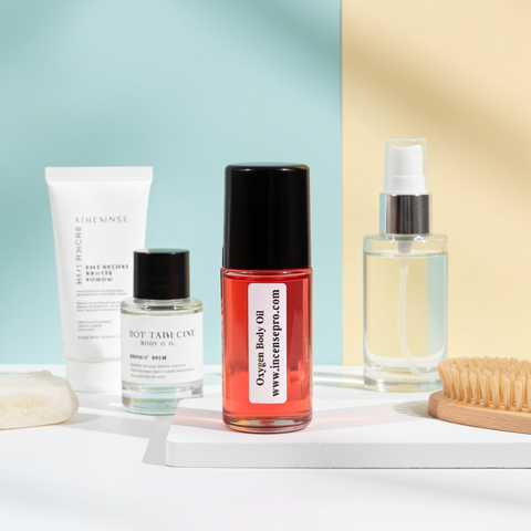 Oxygen Body Oil (W) bottle body oil for hydrating skin, nourishing the body, and everyday moisturizing use.