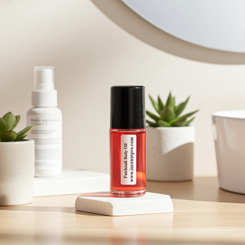 Patchouli Body Oil body oil for men and women for skin hydration, softening, and all-day fragrance use.