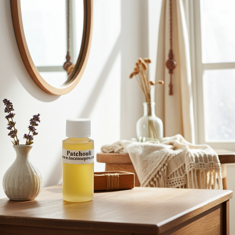 Aromatic Patchouli Burning Oil for a deep and grounding scent