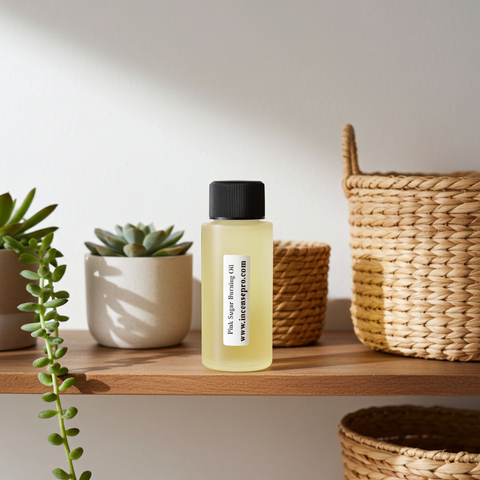 Pink Sugar Burning Oil with a sweet gourmand fragrance